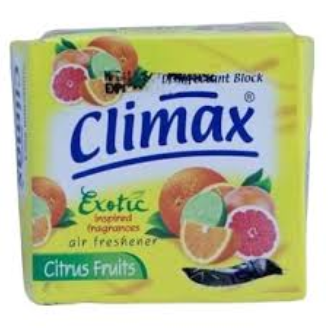 CLIMAX AIRFRESHNER BLOCK CITRUS FRUIT 50G